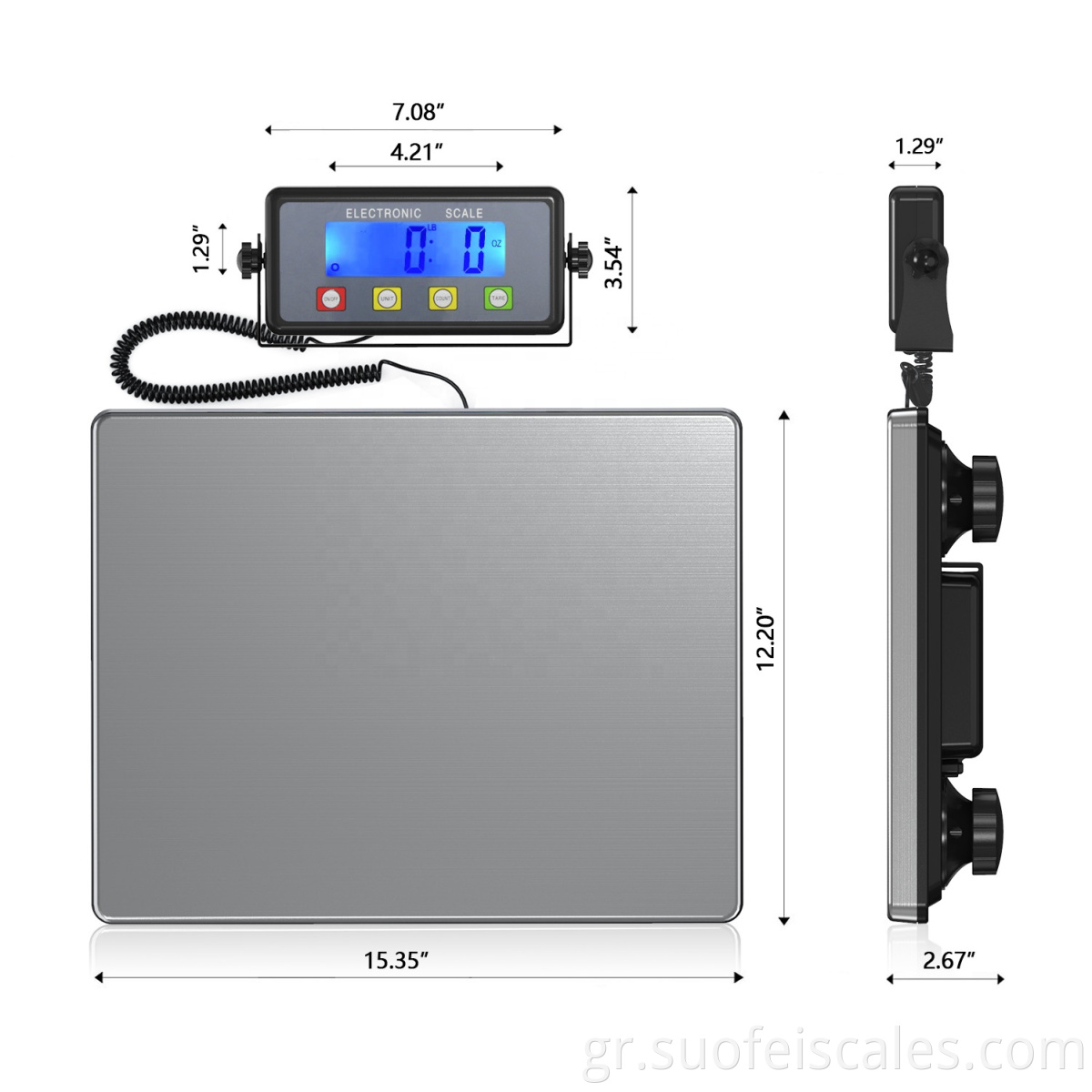 SF-887 Ταχυδρομική κλίμακα Υψηλή ακρίβεια 200kg 50g ψηφιακές κλίμακες ζύγισης ηλεκτρονικού ισοζυγίου